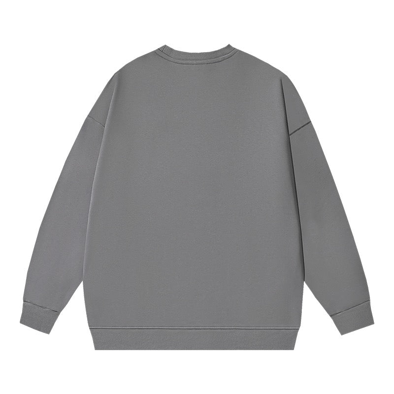 Graues und schwarzes Sweatshirt