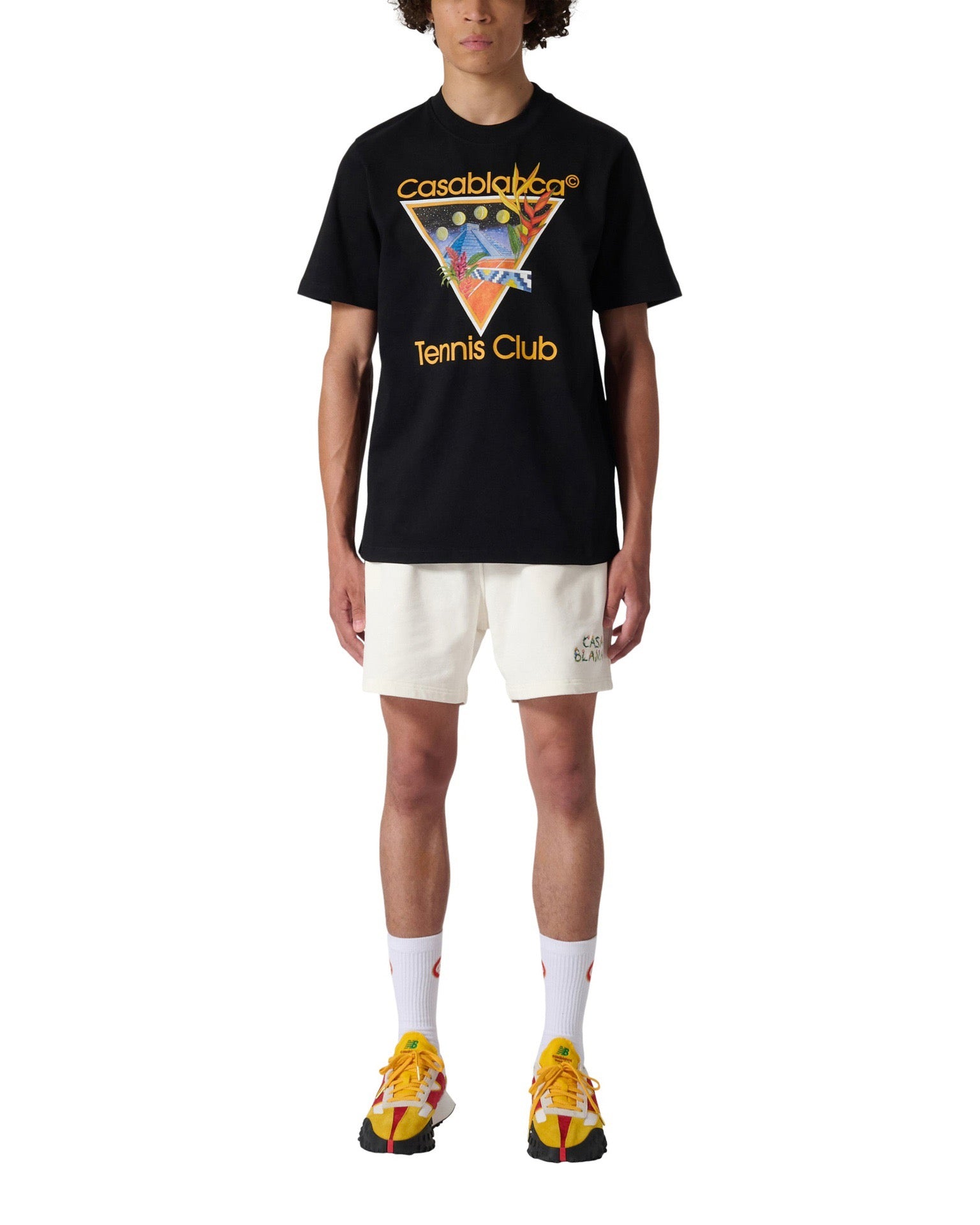 Schwarz-weißes T-Shirt