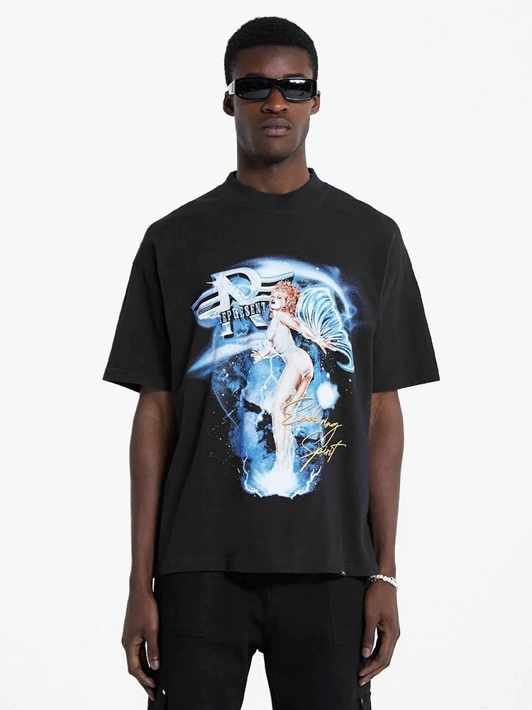 camiseta negra