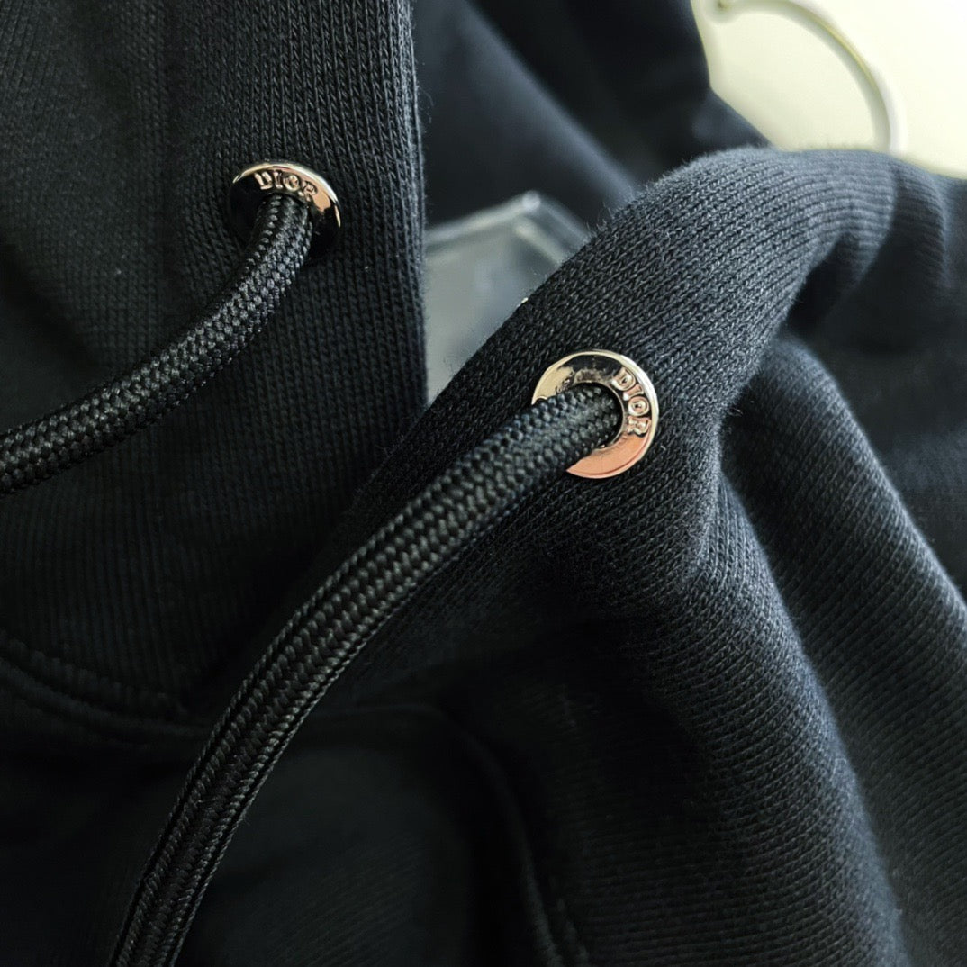 Black and Grey Hoodie - FashionHype.xyz