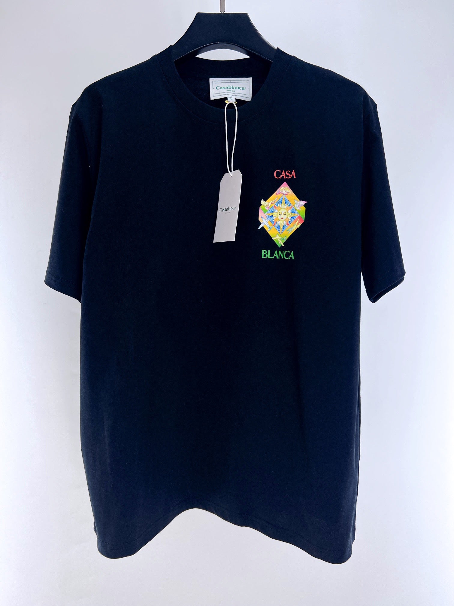 Blau-weißes T-Shirt