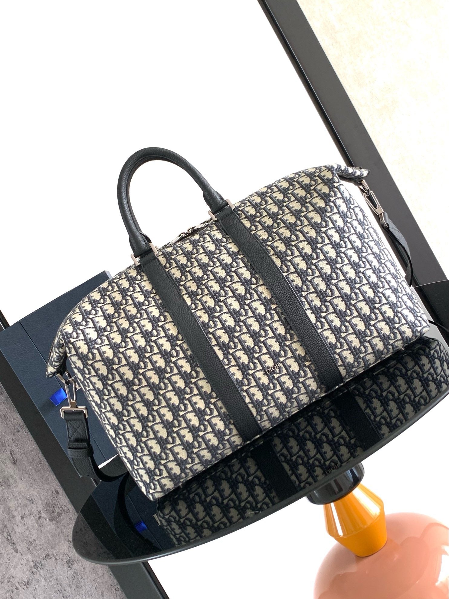 Apricot and Black Bag - FashionHype.xyz