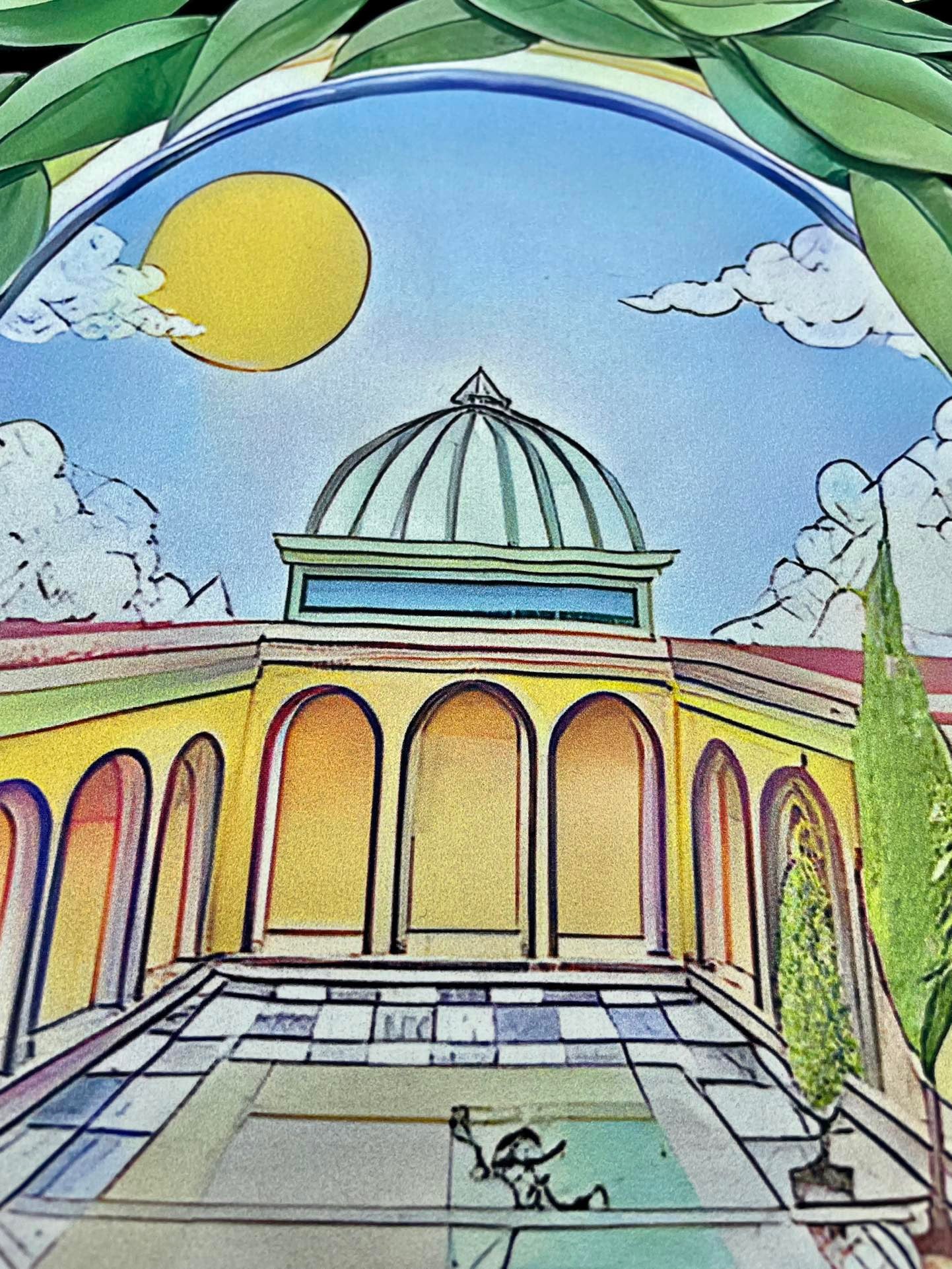 Schwarzes, himmelblaues und weißes T-Shirt