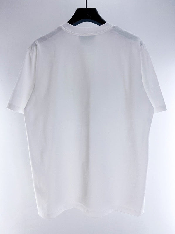 White and Blue T-shirt - FashionHype.xyz