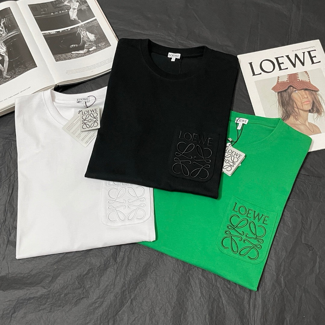 White, Black and Green T-shirt - FashionHype.xyz