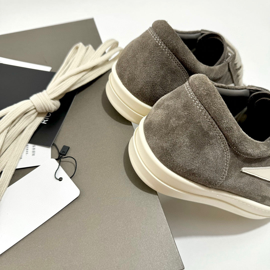Brown and Creamy Grey Shoes - FashionHype.xyz