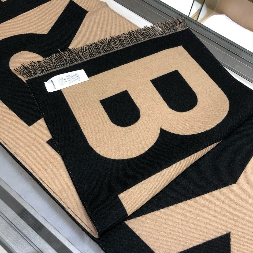 Black and Brown Scarf - FashionHype.xyz