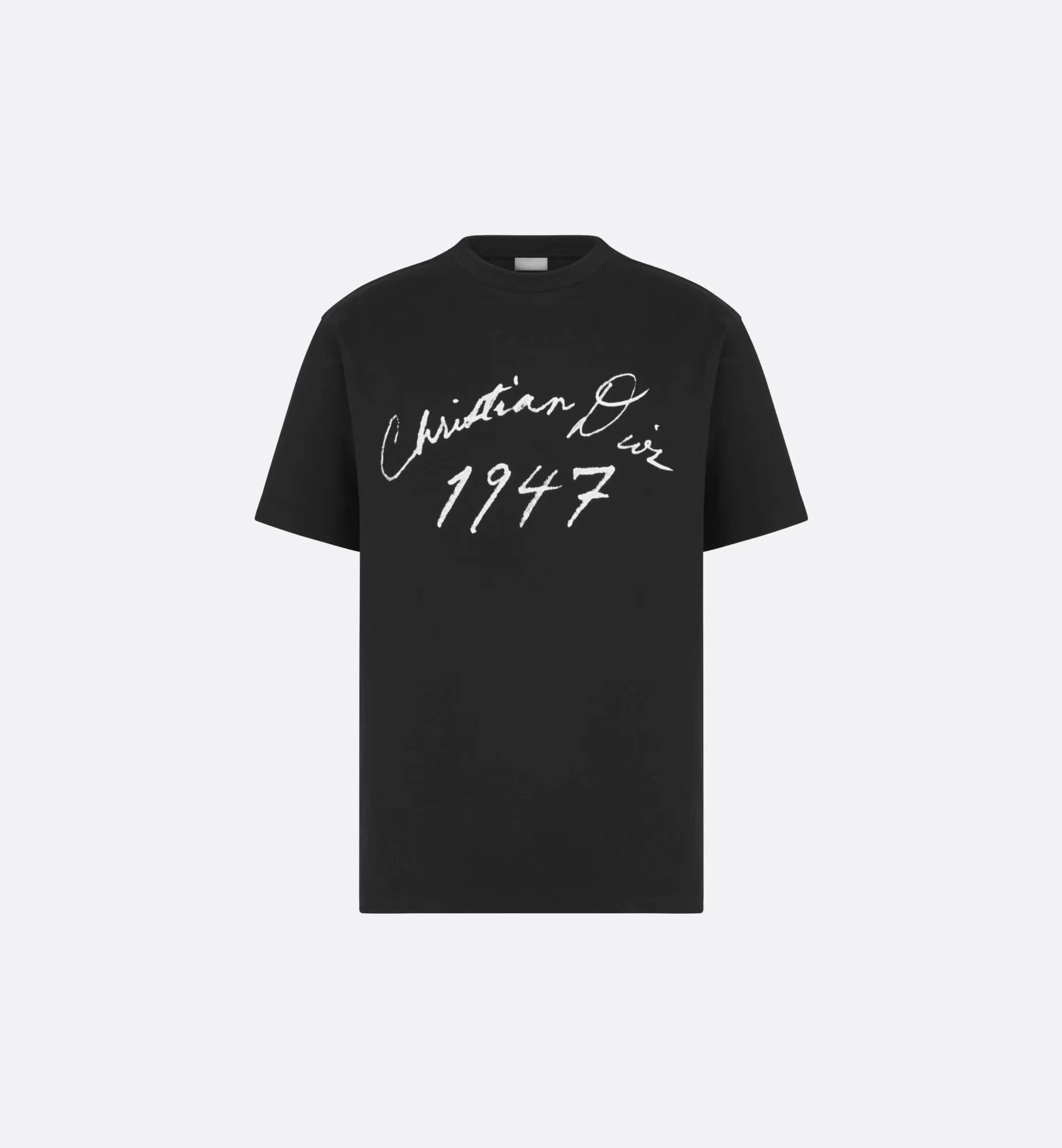 Schwarzes, weißes und blaues T-Shirt