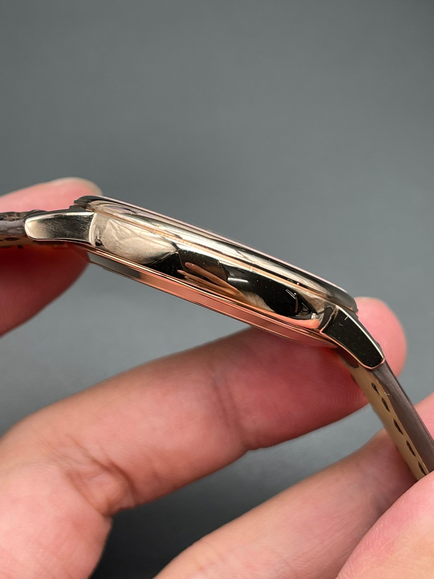 Braune Uhr