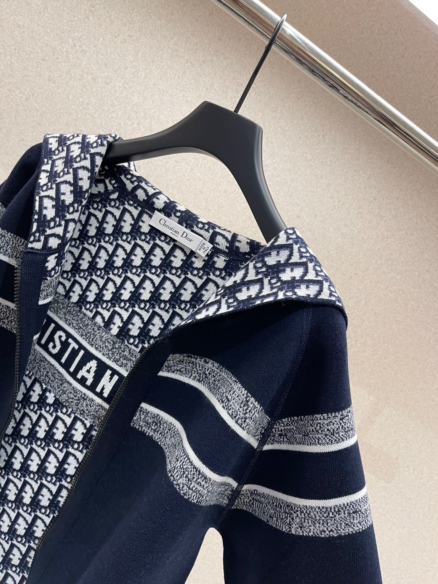 Dark blue and Grey Jacket - FashionHype.xyz
