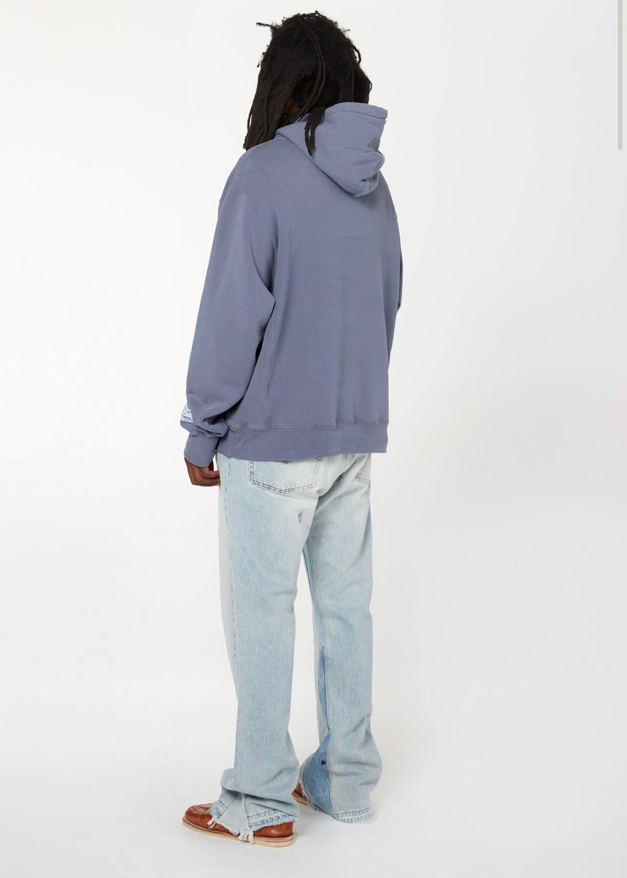 Grauer Hoodie