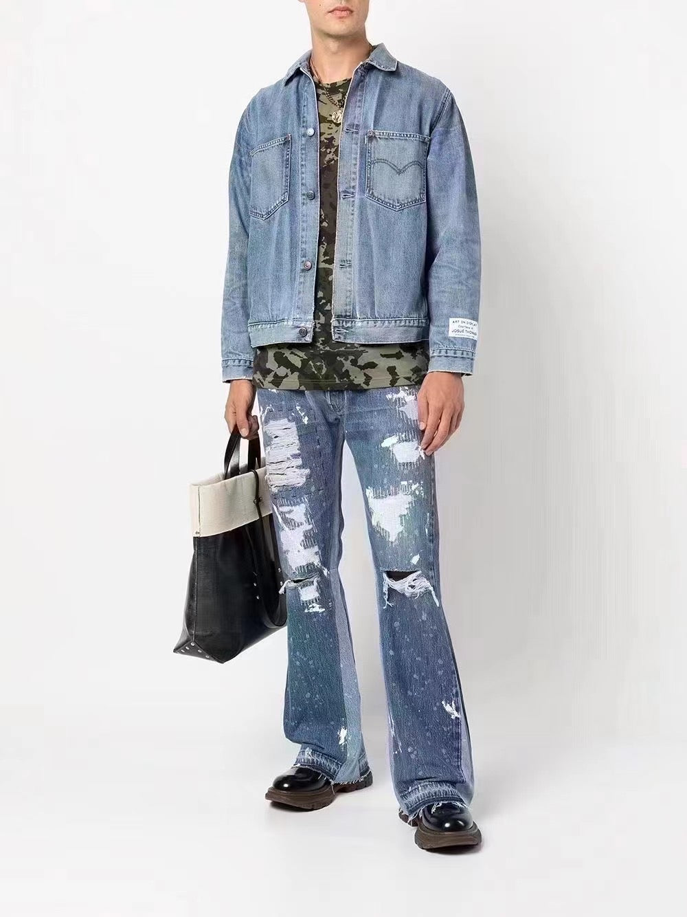 Graublaue Hose