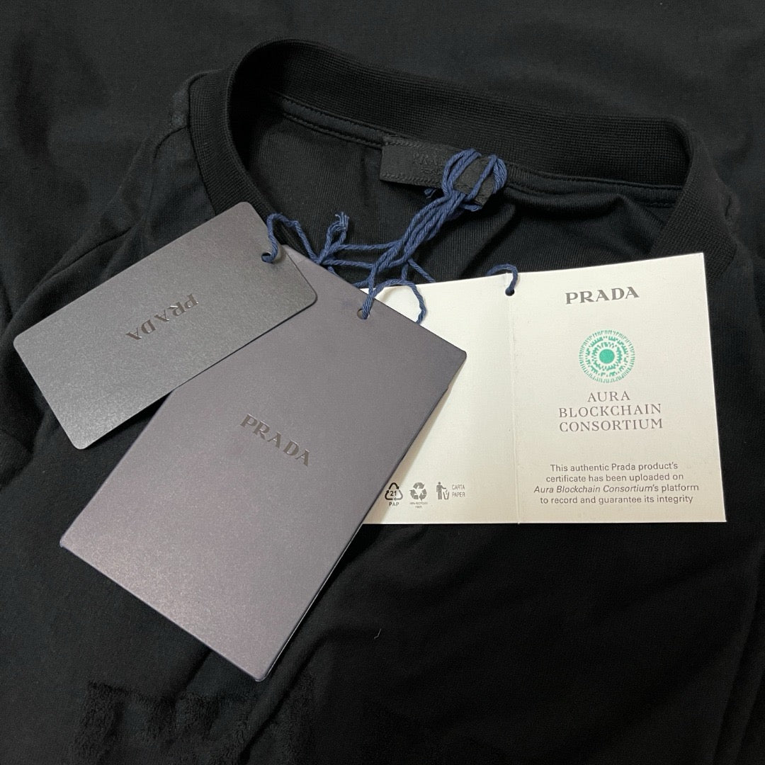 Grey and Black T-shirt - FashionHype.xyz