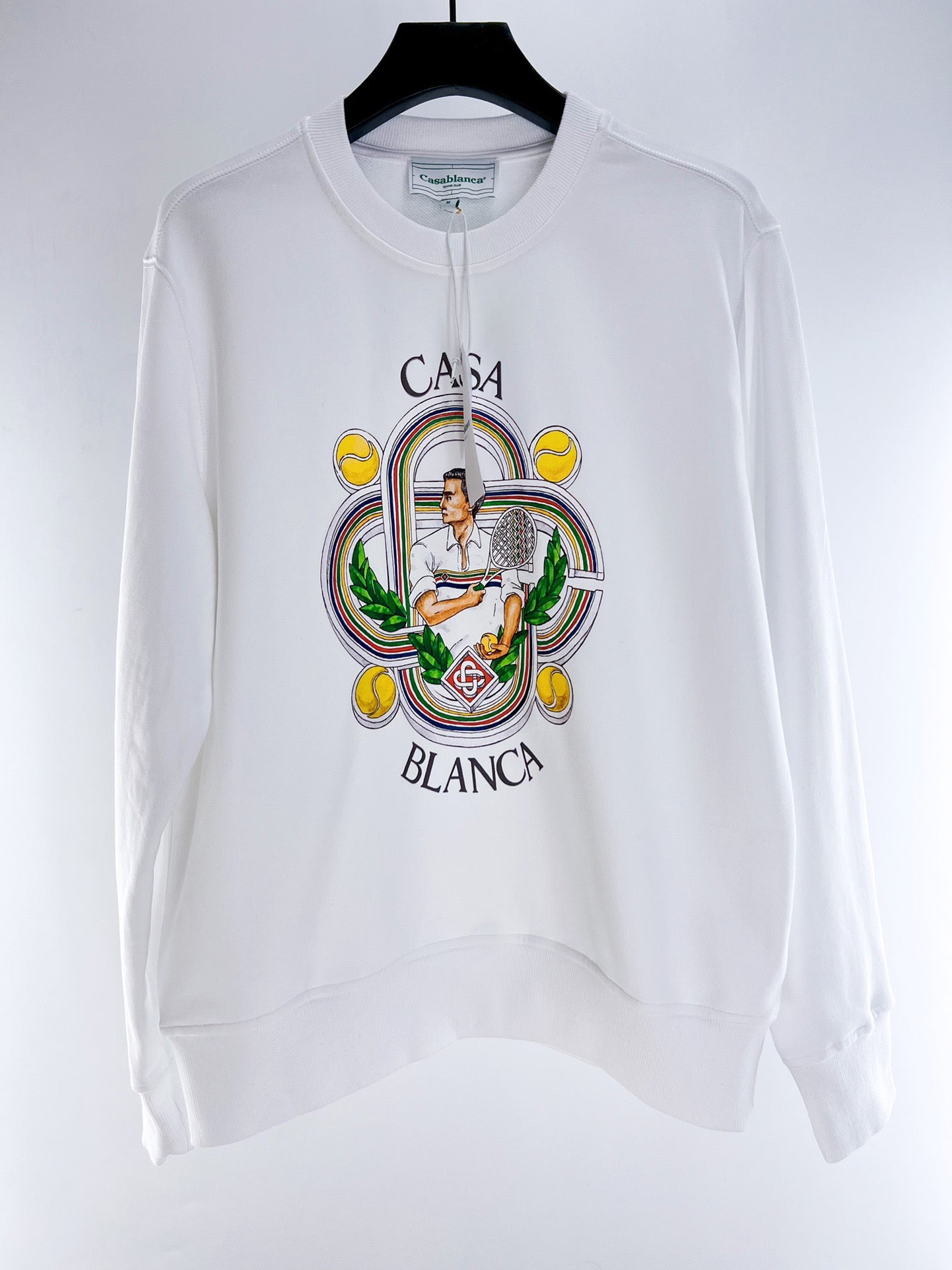 Schwarz-weißes Sweatshirt