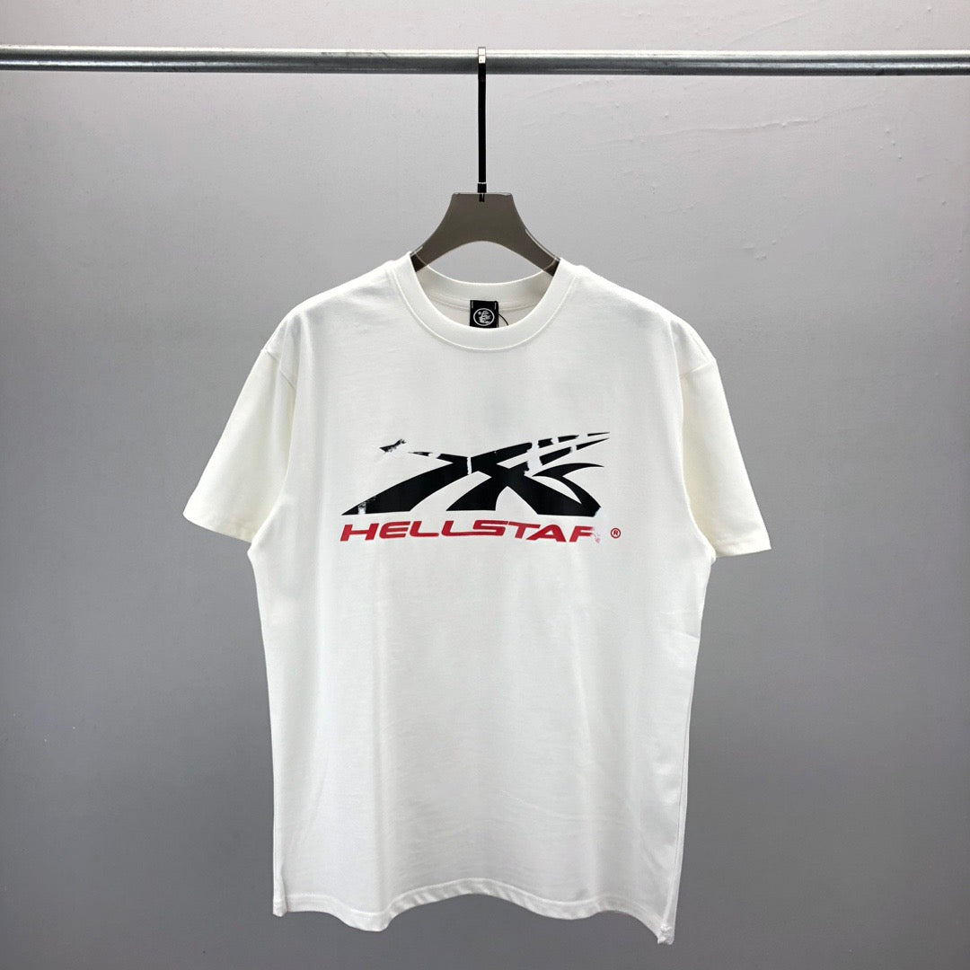 Schwarz-weißes T-Shirt