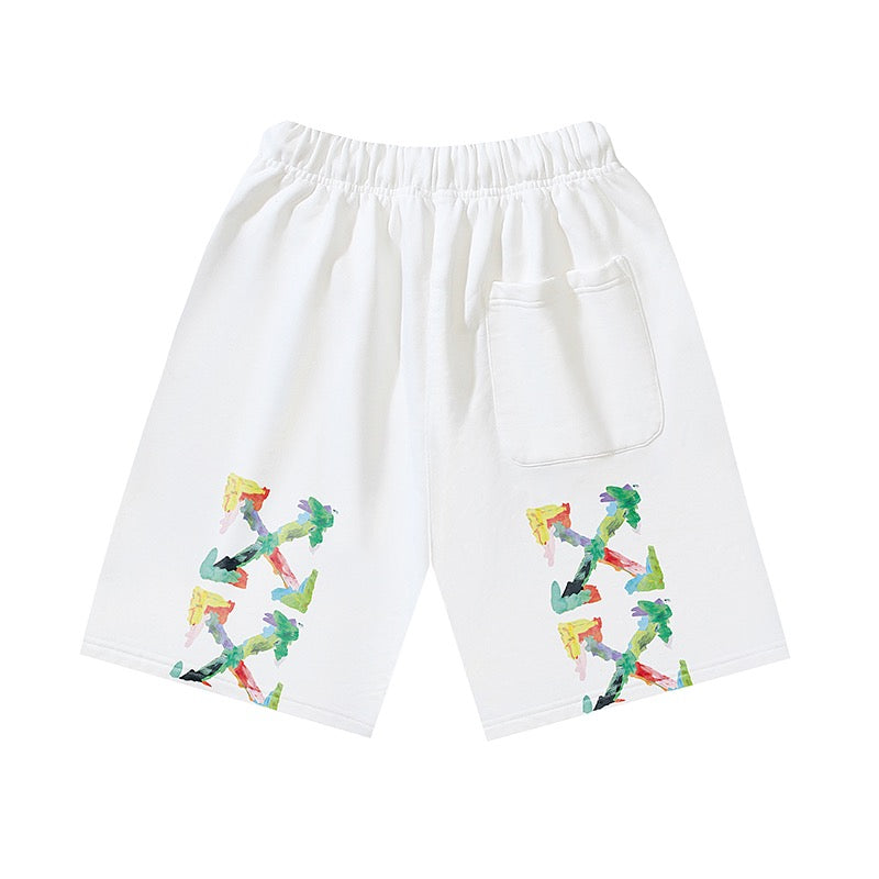 Schwarz-weiße Shorts