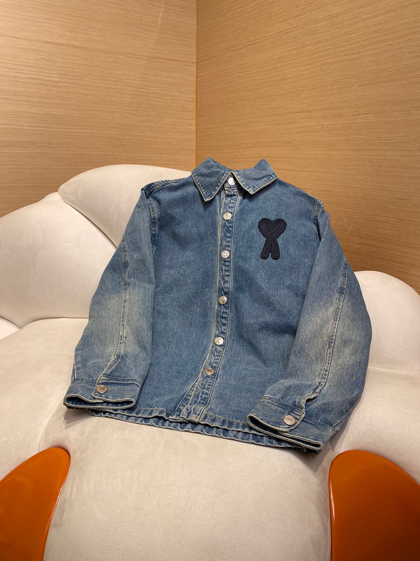 Beige and Blue Jacket