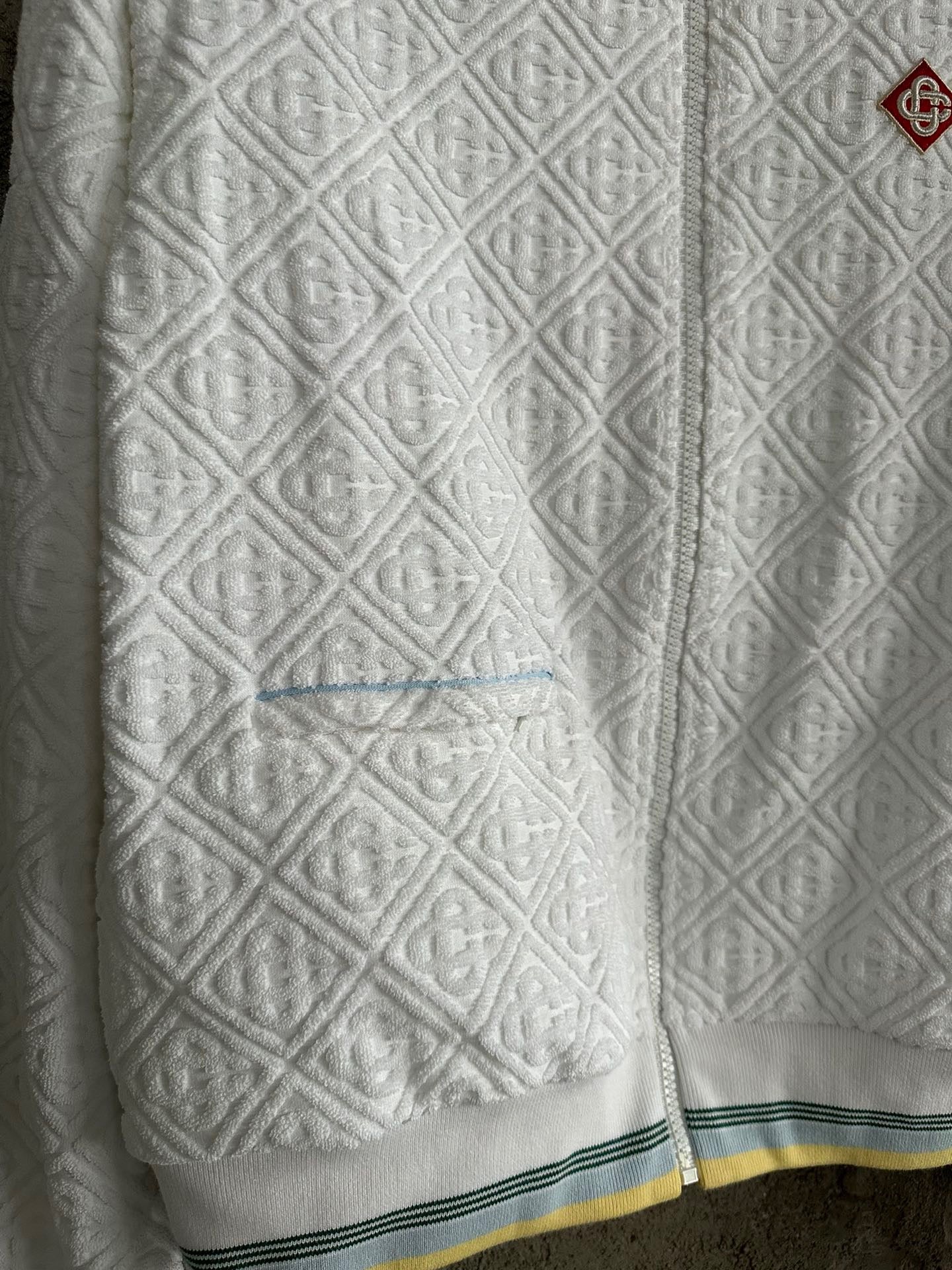 Weiße Jacke