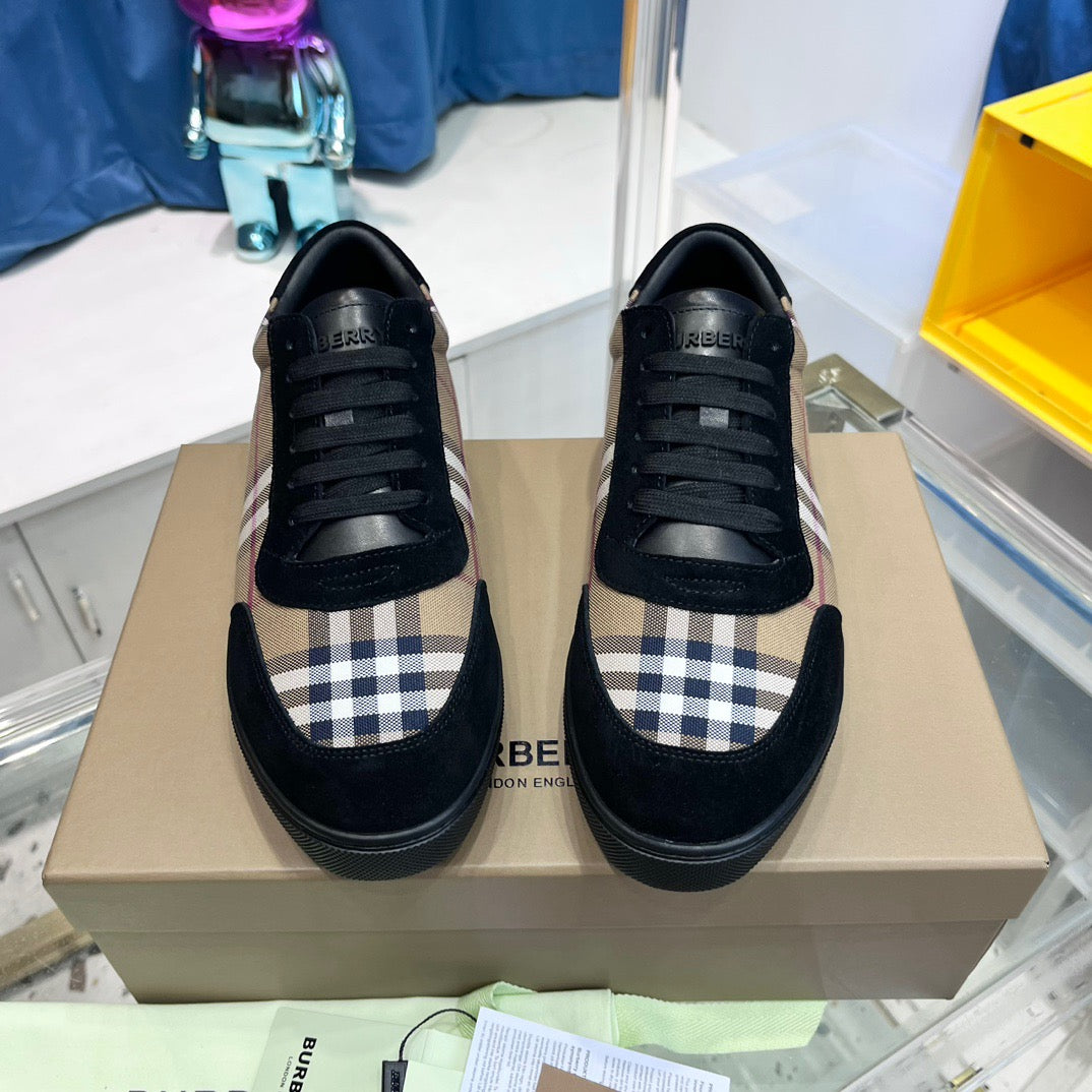 Black white grey Shoes