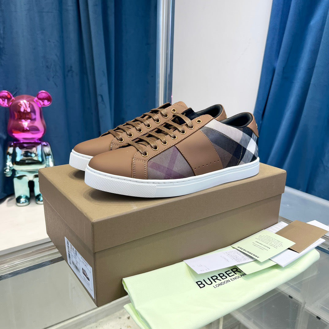 Braun grau weiß Schuhe