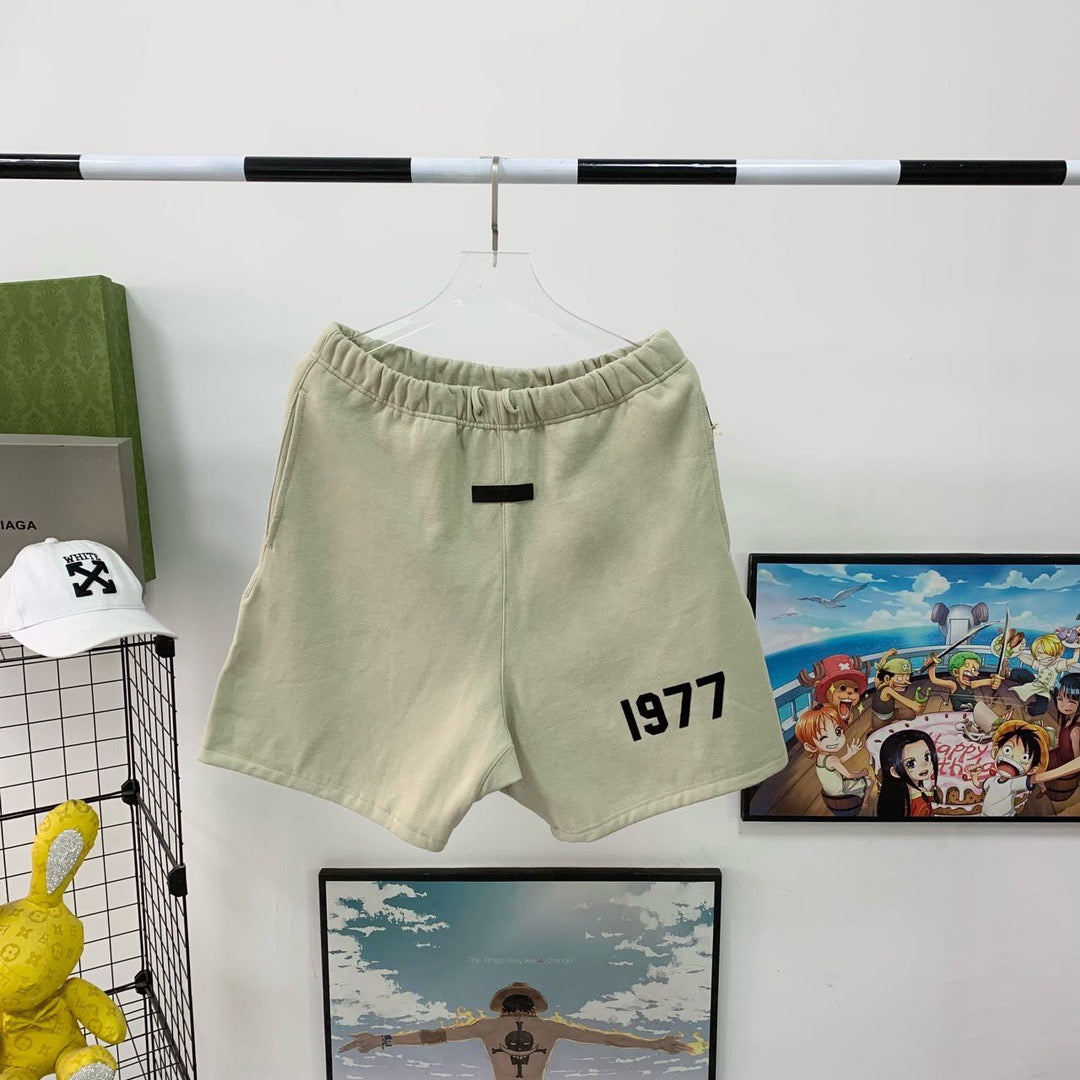 Grey and Black Shorts - FashionHype.xyz