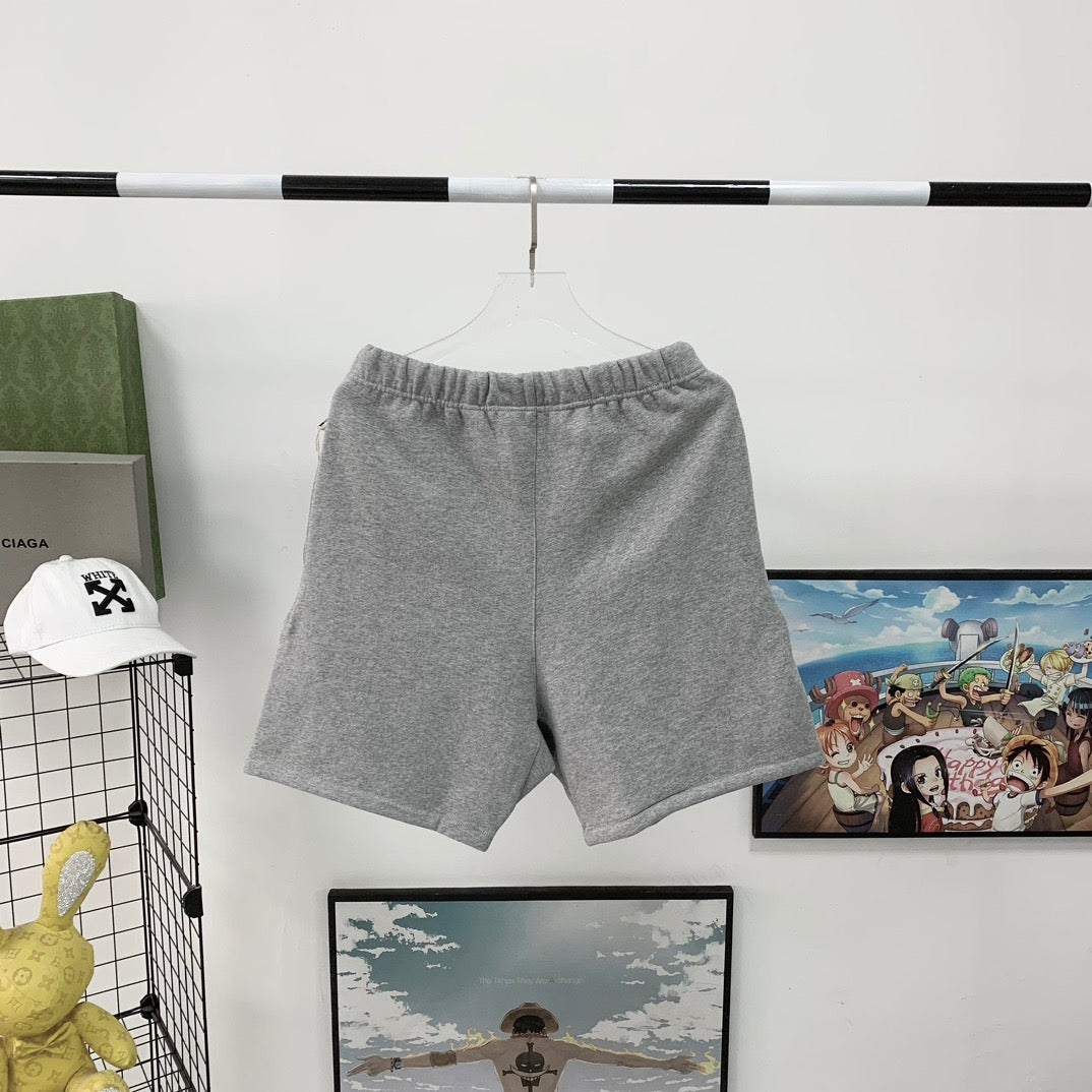 Grey and Black Shorts - FashionHype.xyz