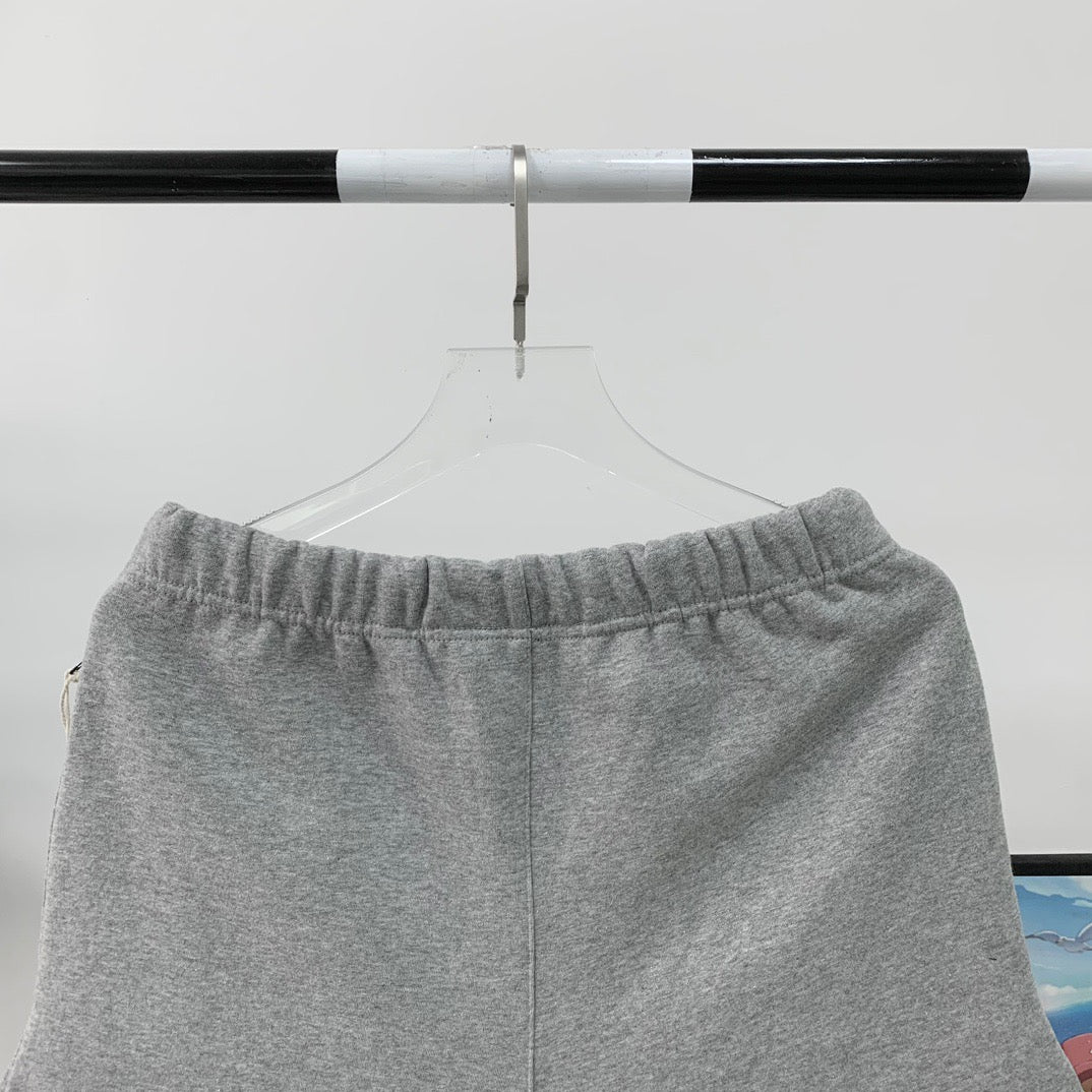 Grey and Black Shorts - FashionHype.xyz
