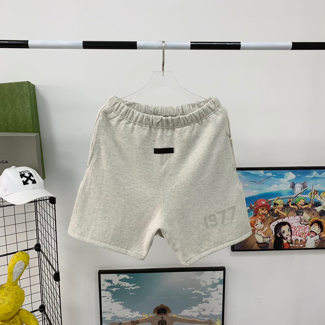 Grey and Black Shorts - FashionHype.xyz