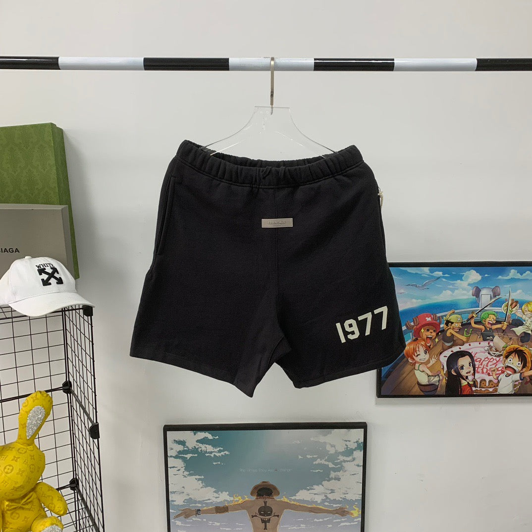 Grey and Black Shorts - FashionHype.xyz