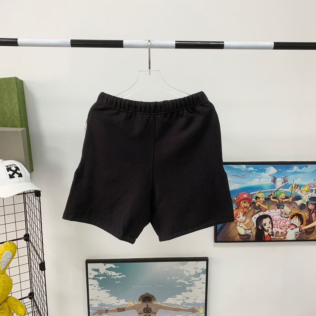 Grey and Black Shorts - FashionHype.xyz