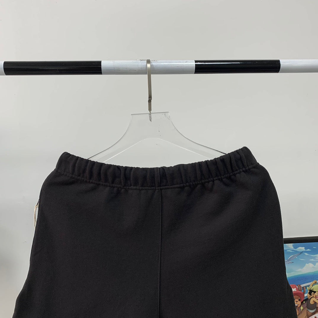 Grey and Black Shorts - FashionHype.xyz