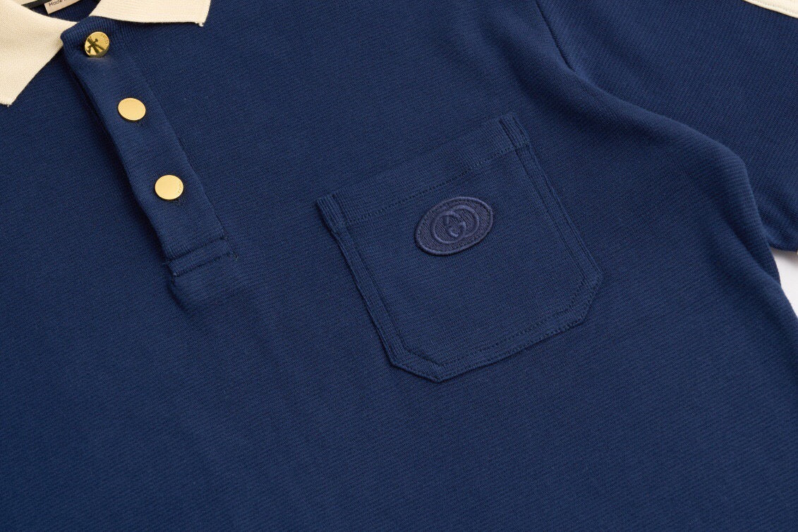 Black and Brown Polo - FashionHype.xyz