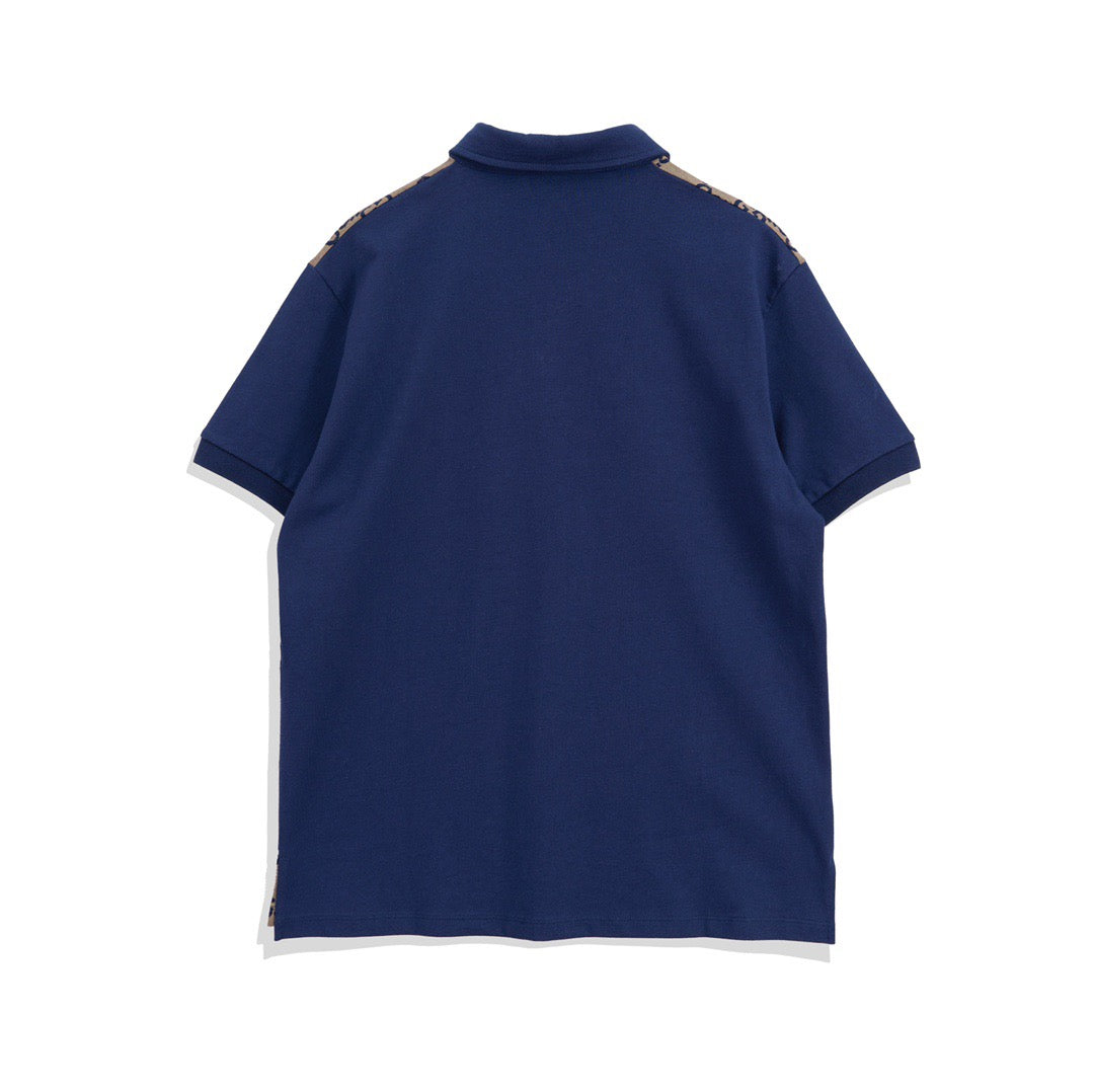 Blue brown Polo - FashionHype.xyz