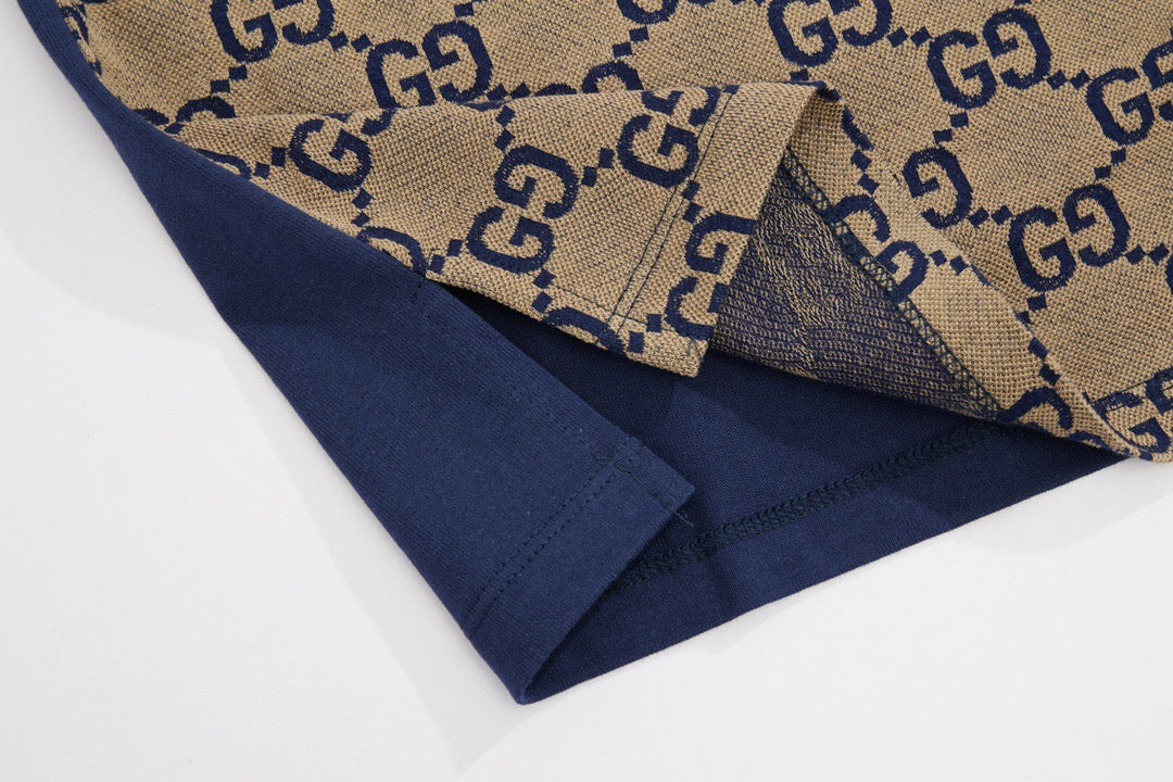 Blue brown Polo - FashionHype.xyz