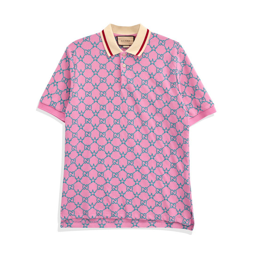 Rosa und grünes Polo