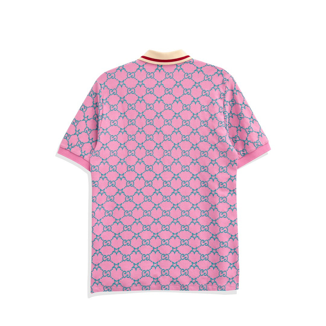Rosa und grünes Polo