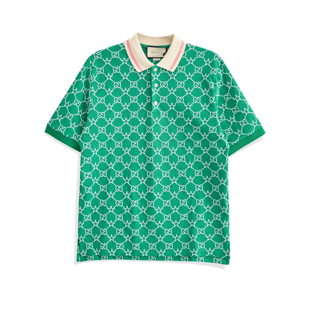 Rosa und grünes Polo