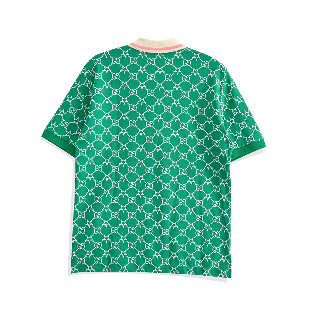 Rosa und grünes Polo