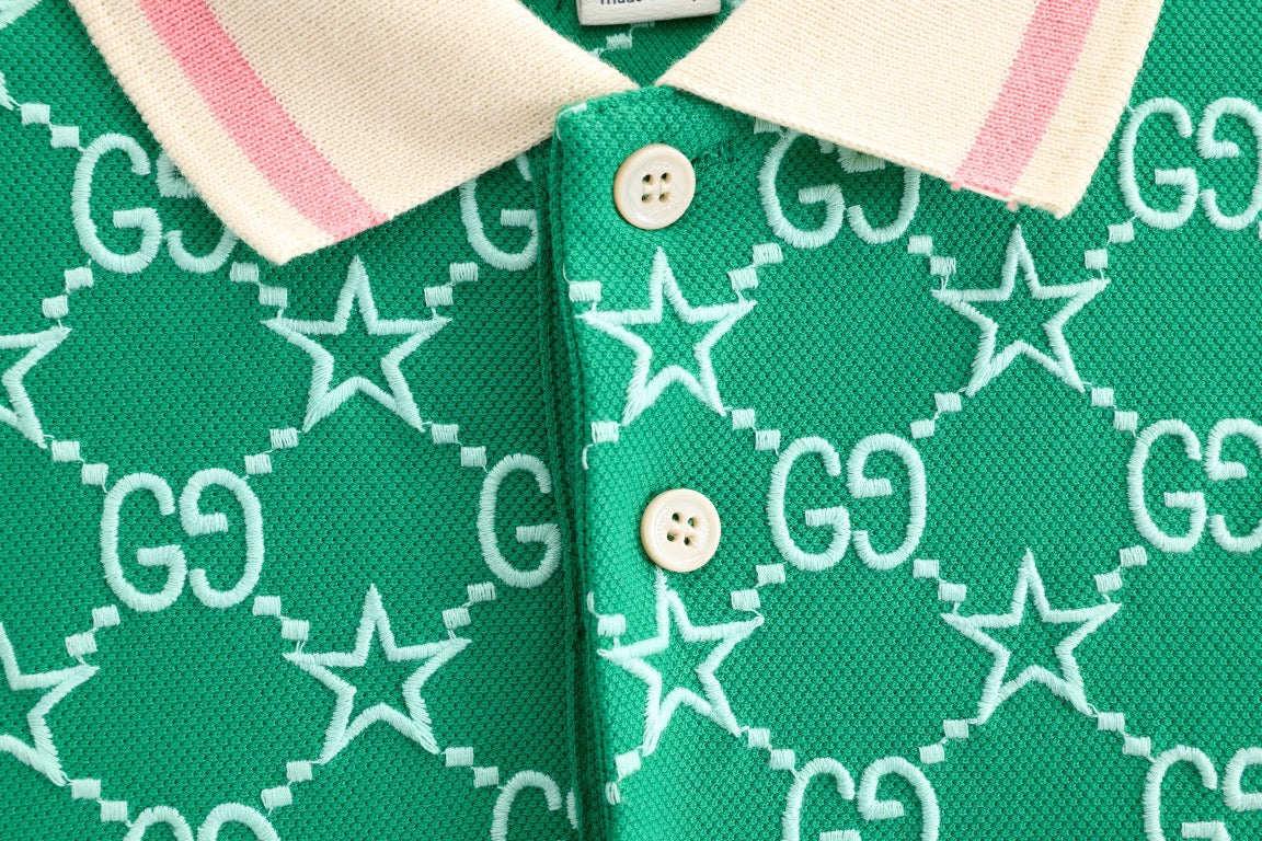 Rosa und grünes Polo