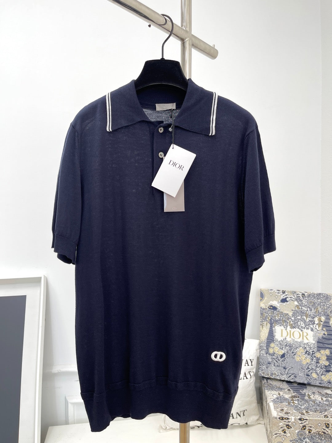 Schwarzes Polo