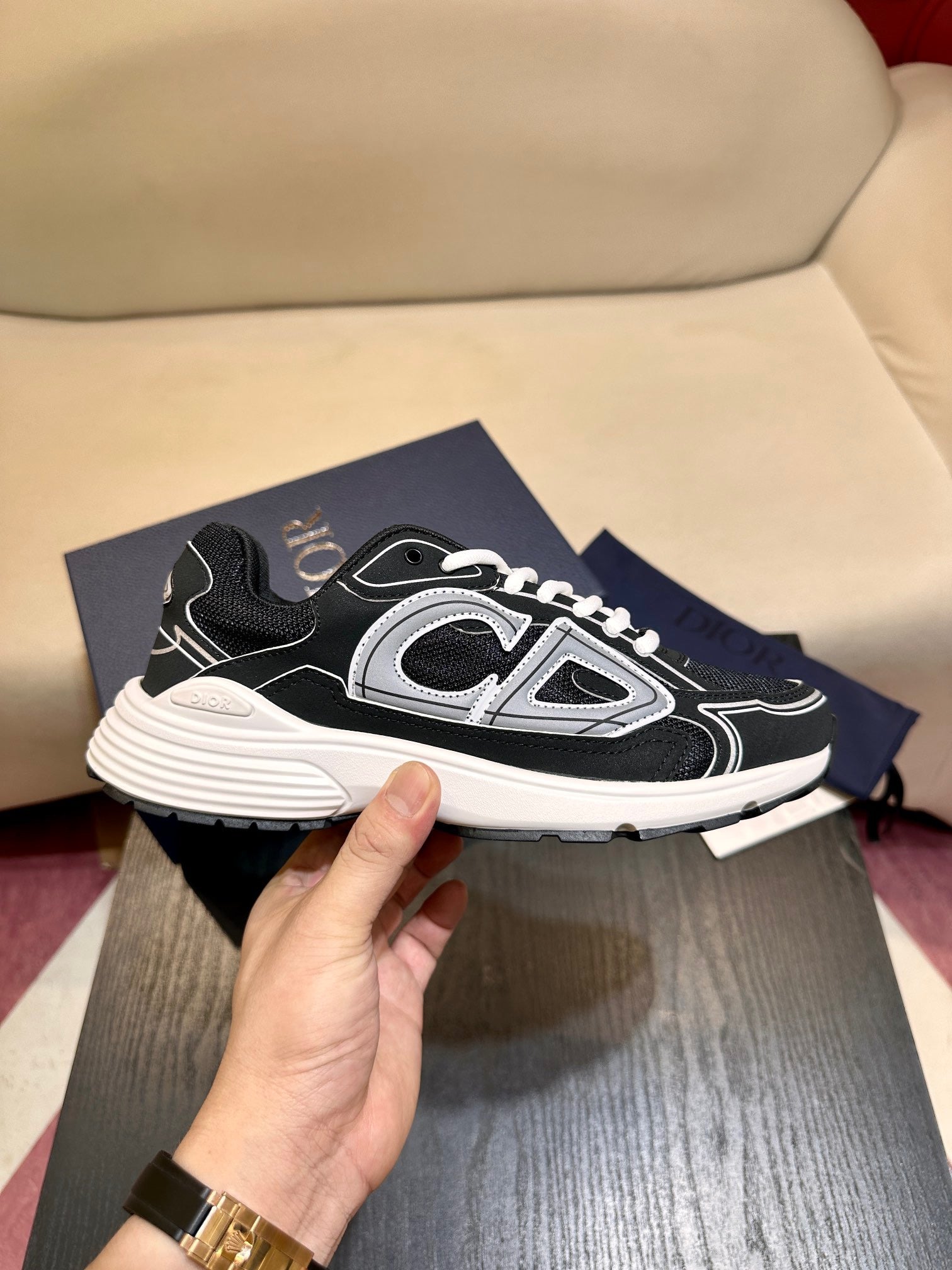 Mehrfarbige Schuhe