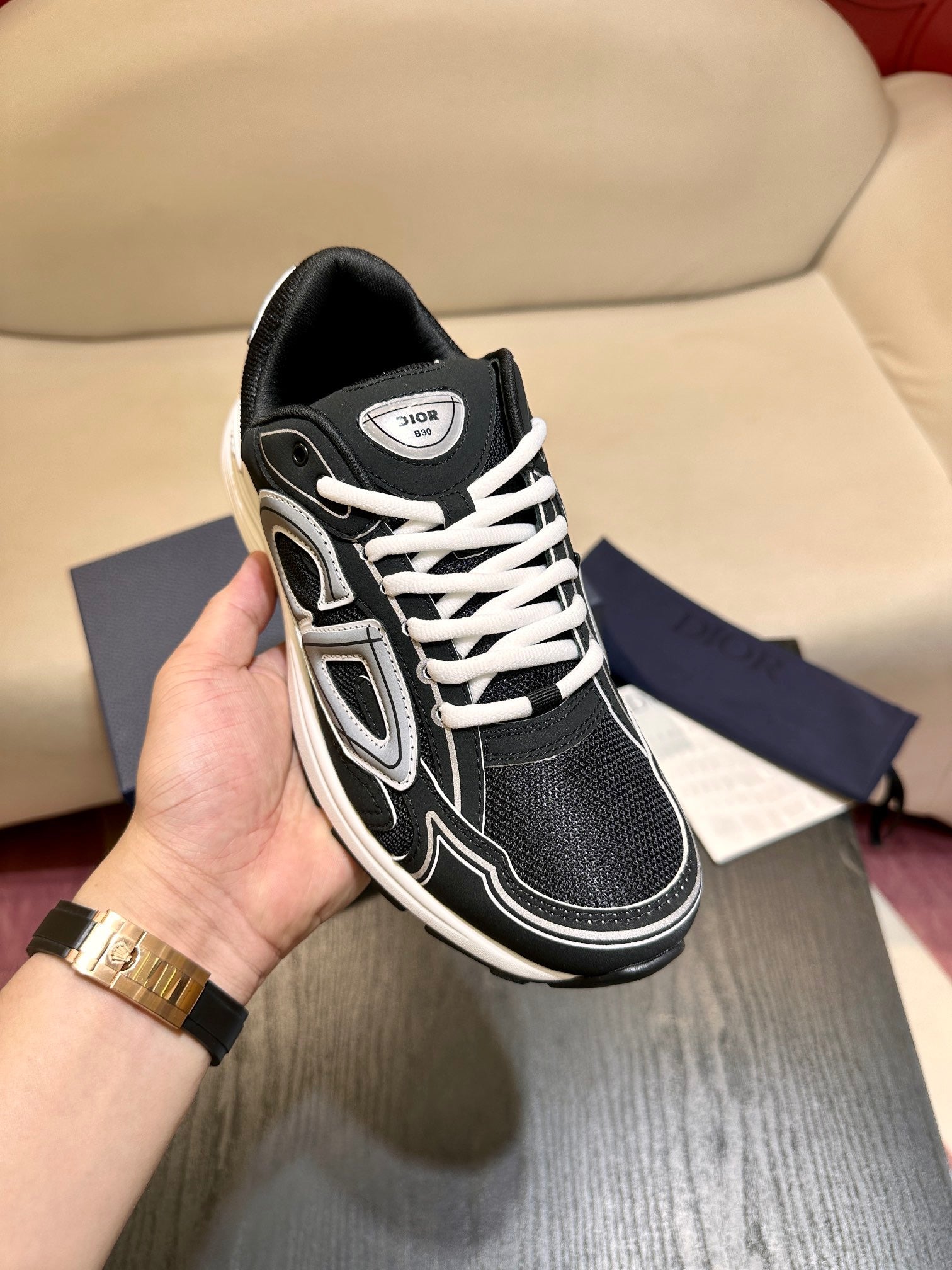 Mehrfarbige Schuhe