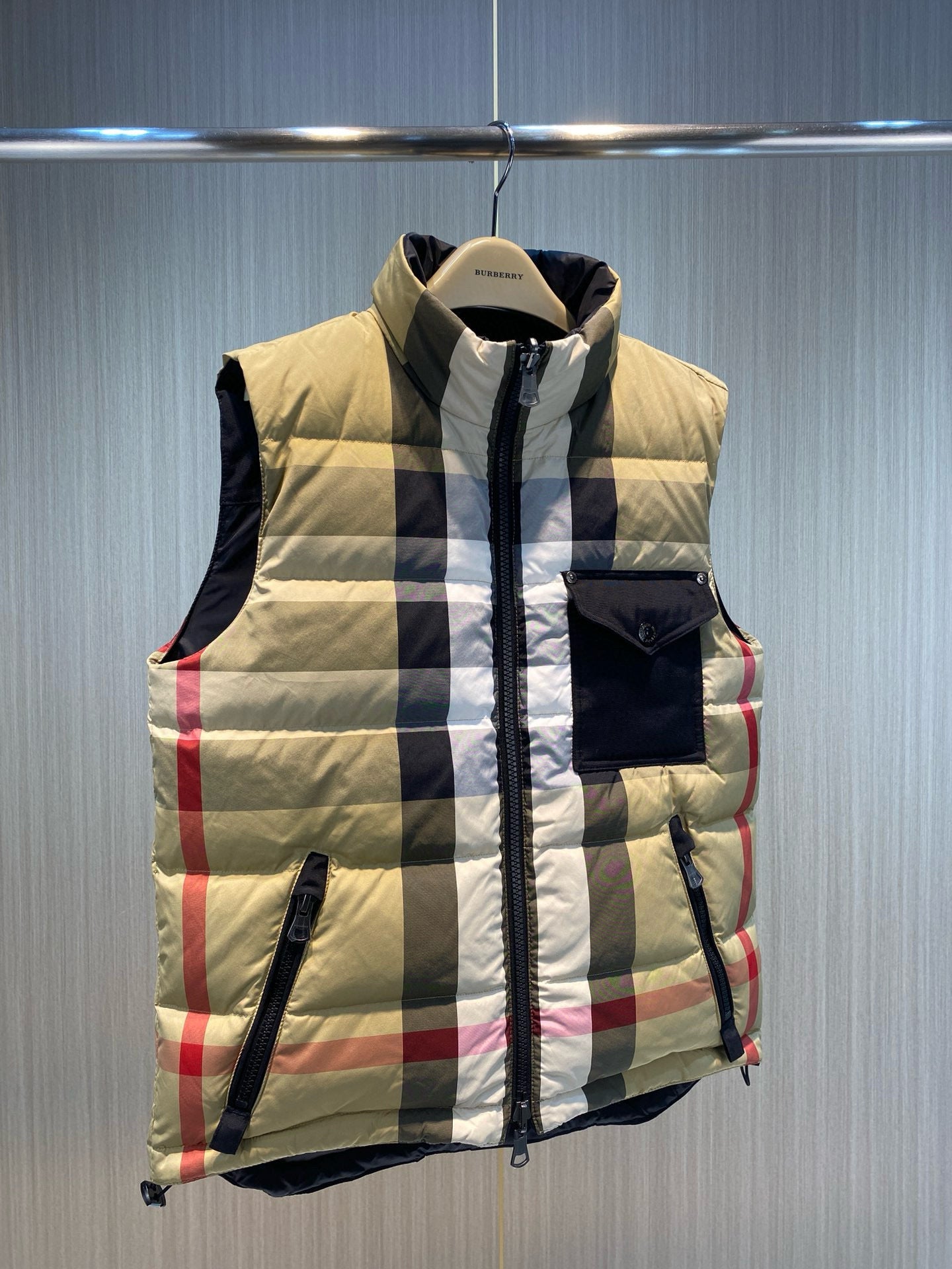 Reversible Brown-Black Vest- Size XL