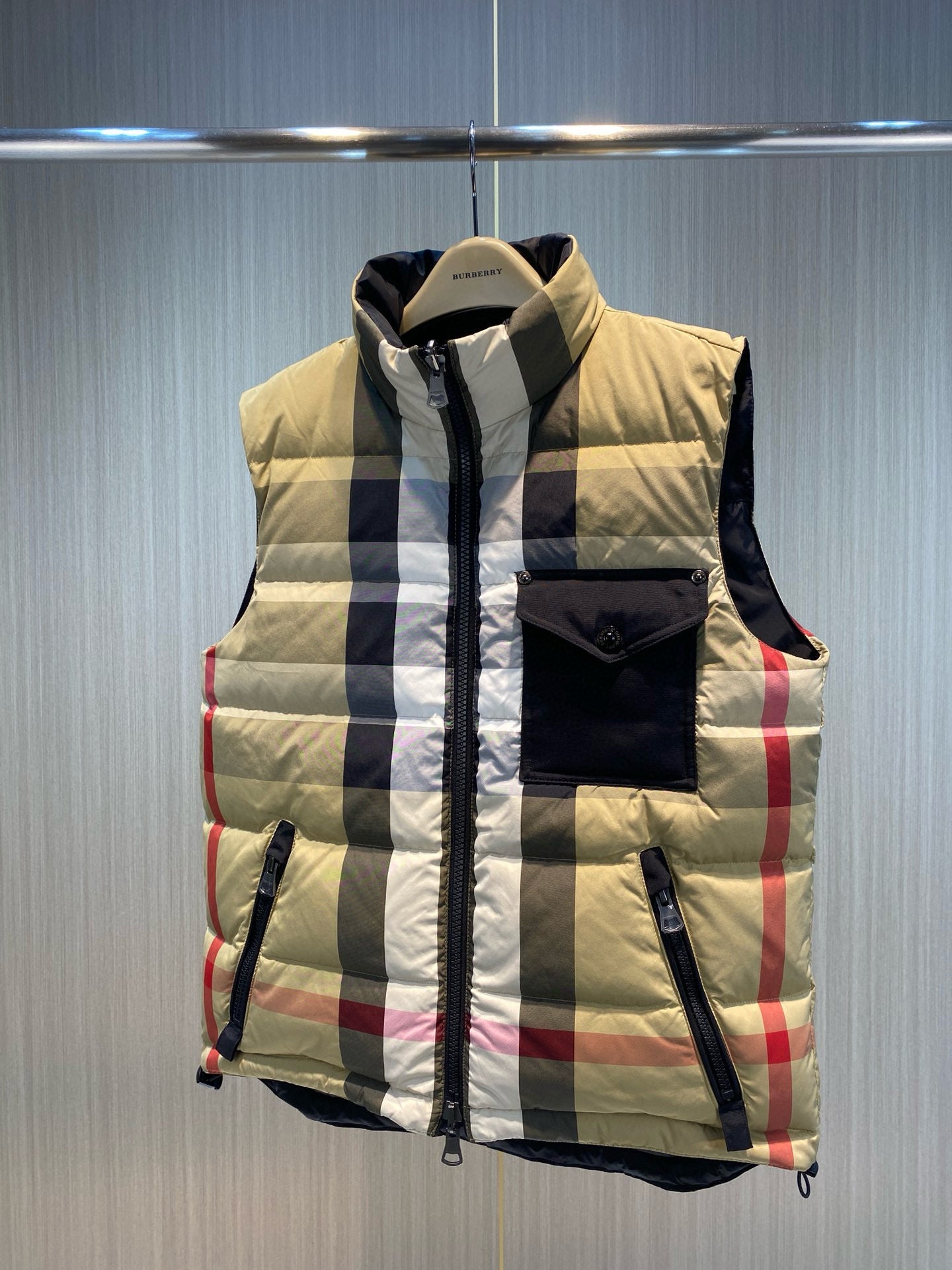 Reversible Brown-Black Vest- Size XL