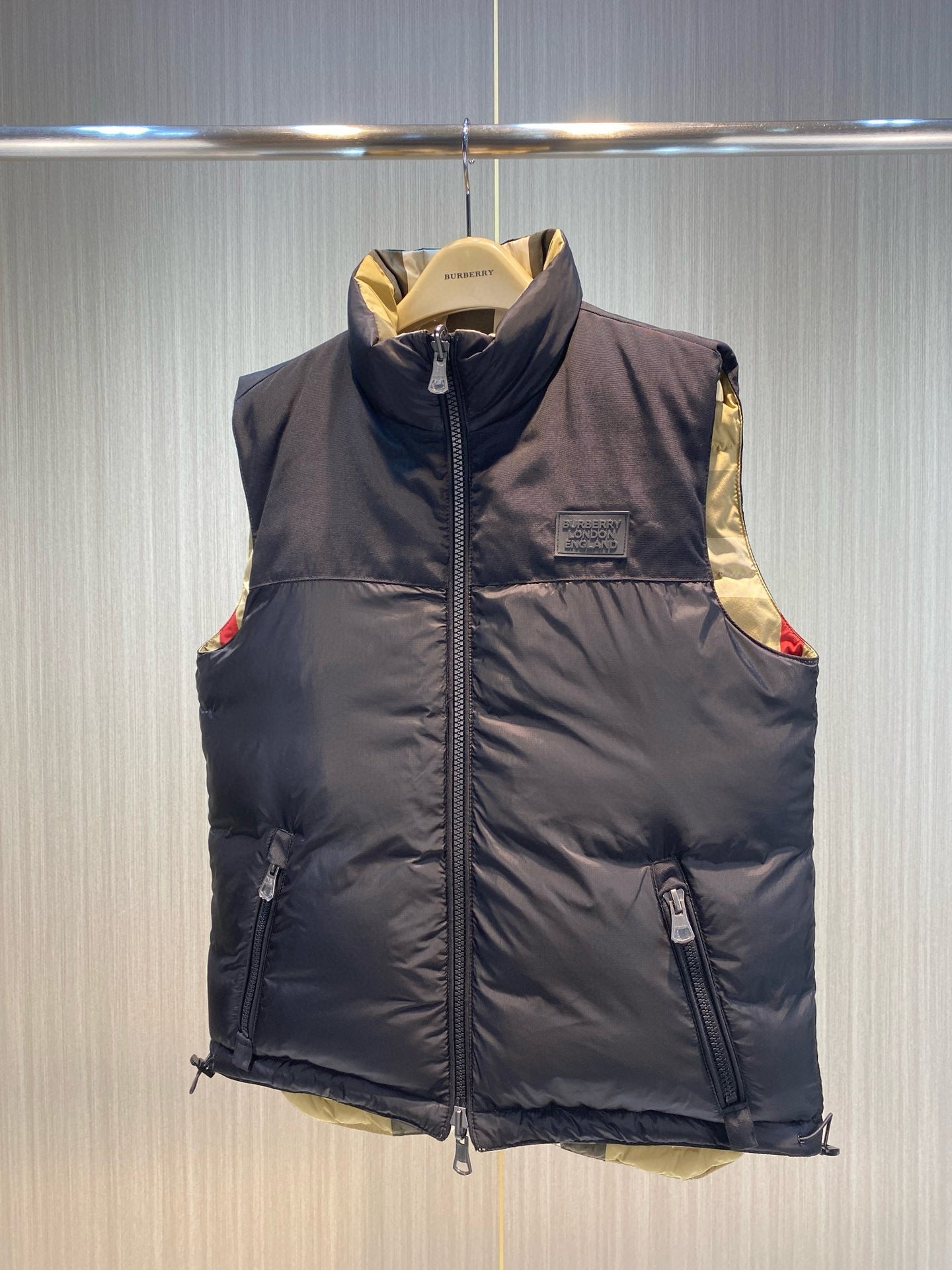 Reversible Brown-Black Vest- Size XL