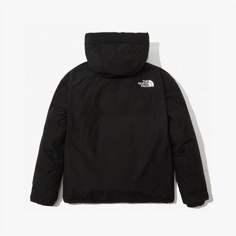 Schwarze und rote Jacke