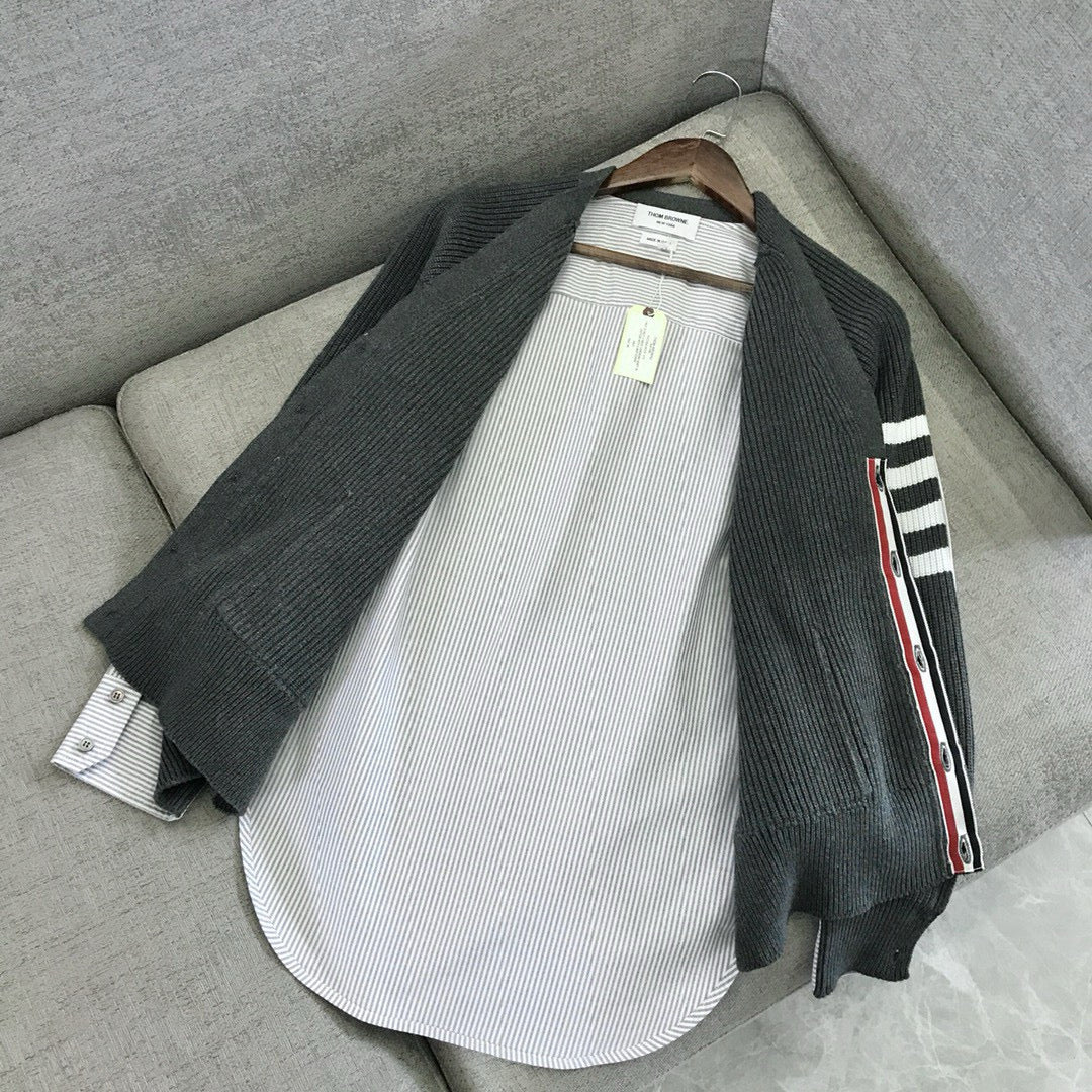 Black and Black grey Jacket - FashionHype.xyz