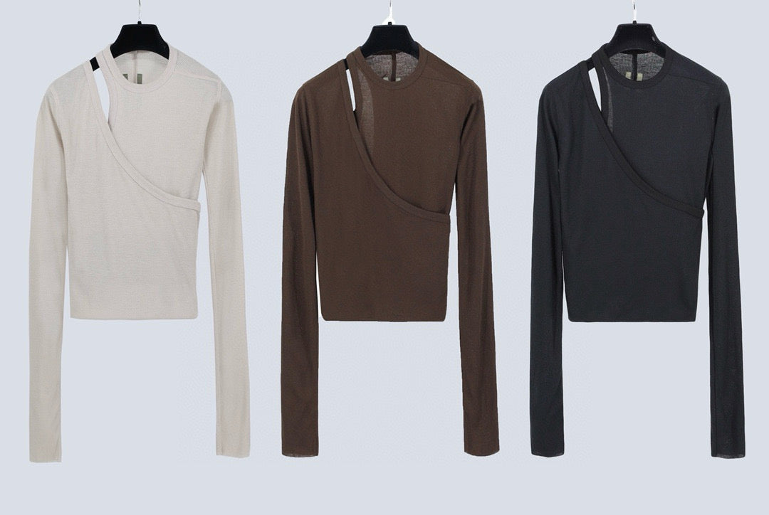 Jersey negro, marrón y blanco