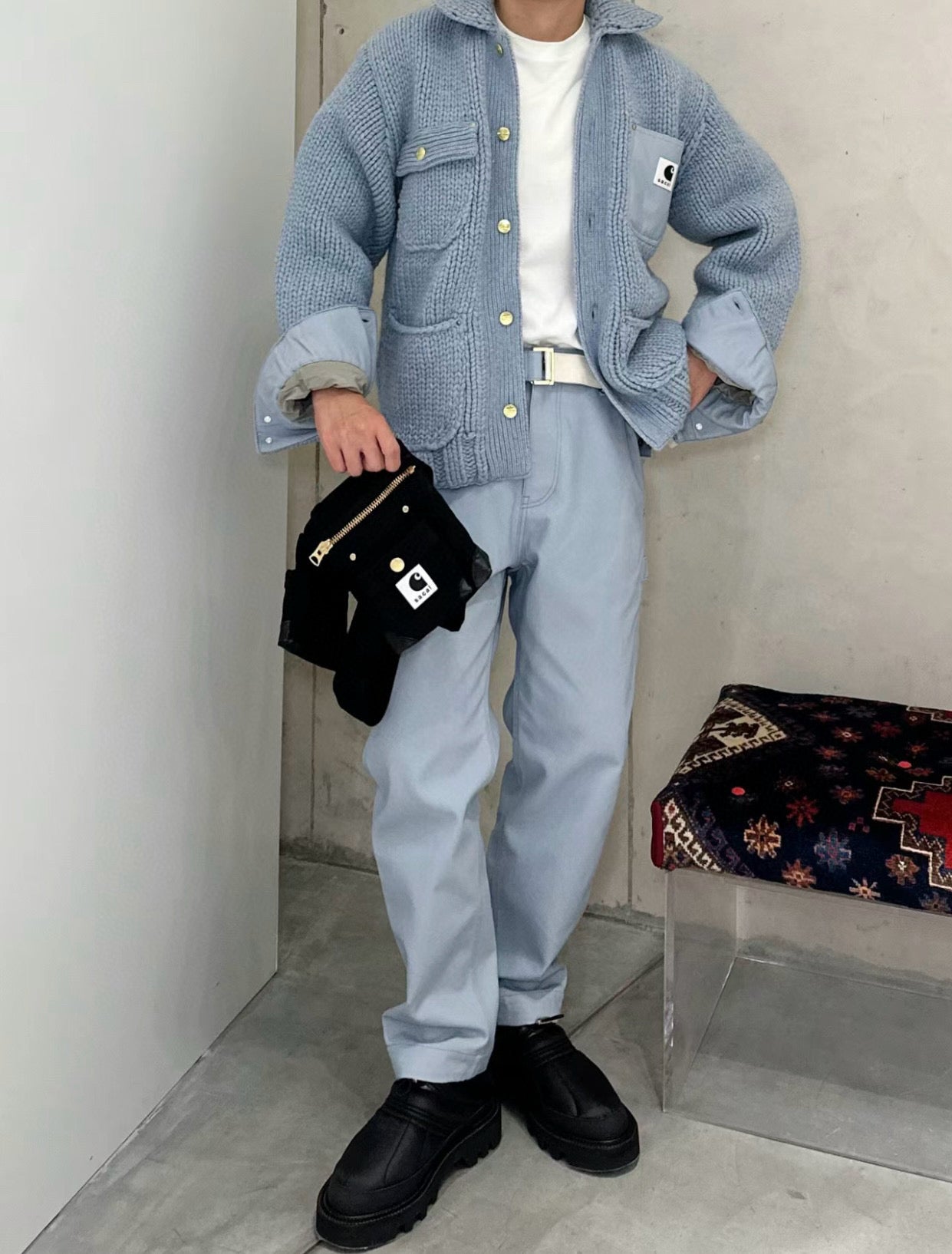 Blue Pants - Size S - FashionHype.xyz
