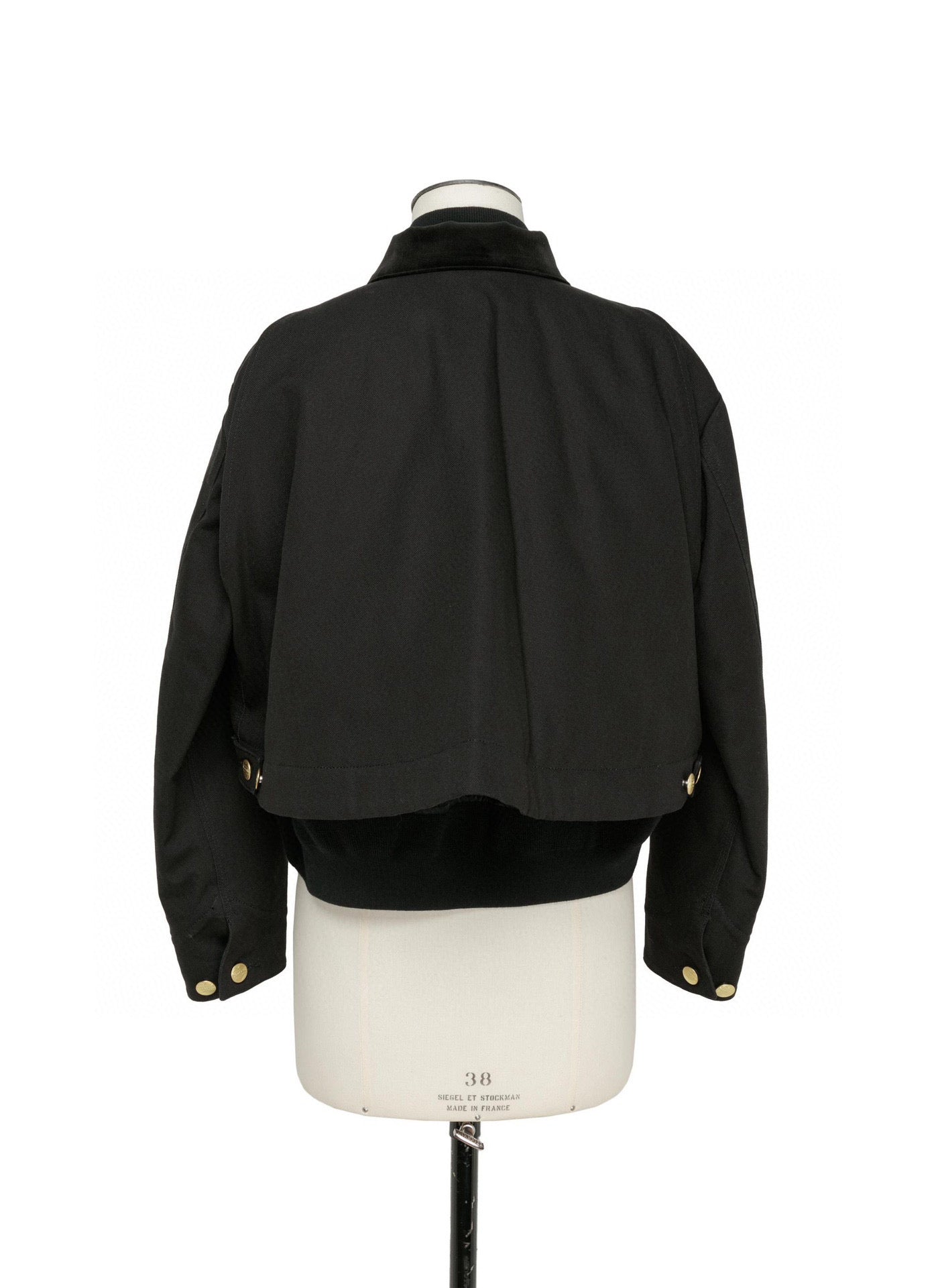 Jacke in Schwarz, Khaki und Hellblau